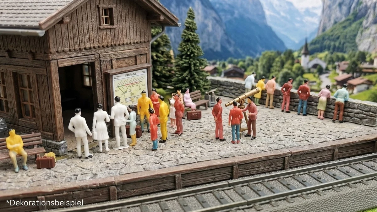 FALLER 151958 - Set 4 Figure In Scala H0 1:87 Per Modellismo Ferroviario - 4