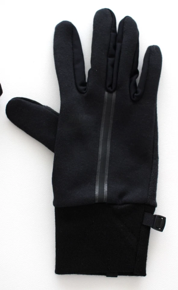 Guantes para hombre Nike Tech Fleece 2.0 grandes negros/negros Foto 2 de 4