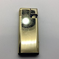 Vintage Calibre Gas Lighter gold tone working condition 