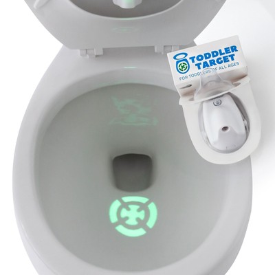 Adjustable Potty Toilet Target with Motion Sensor Bullseye Nightlight