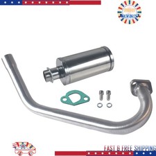 Upgrade Exhaust Pipe W/Muffler For Coleman CT200U 212cc 196cc Go Kart Mini Bike