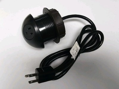 Byrne Hemisphere Desk Power Outlet Module 2 AC + USB-A USB-C 72  Cord Open Box