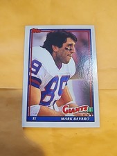 1991 Topps Football Card Mark Bavaro #35