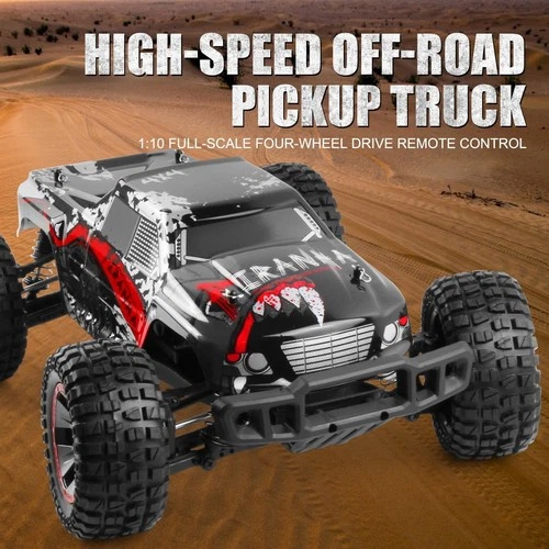 RC Car 1:10 4WD  Car With LED Remote Control Cars High Speed Drift Monster Truck