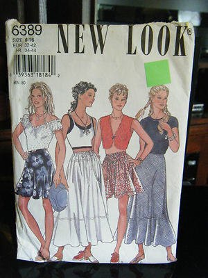 New Look 6389 Variety of Skirts Pattern - Sizes 6-12 | eBay