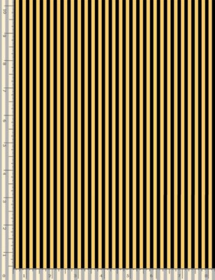 Stripe yellow black Bee 1/8'' stripes C8109 Timeless durable cotton Fabric