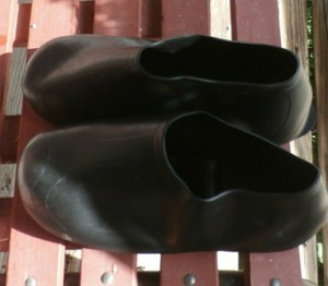 sapatos de borracha para trabalho