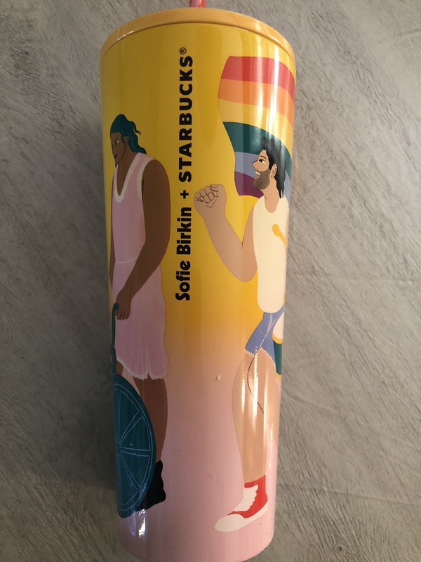 Starbucks Sofie Birkin 24oz Pride Metal Tumbler 2024 NEW WITH TAGS RETIRED!