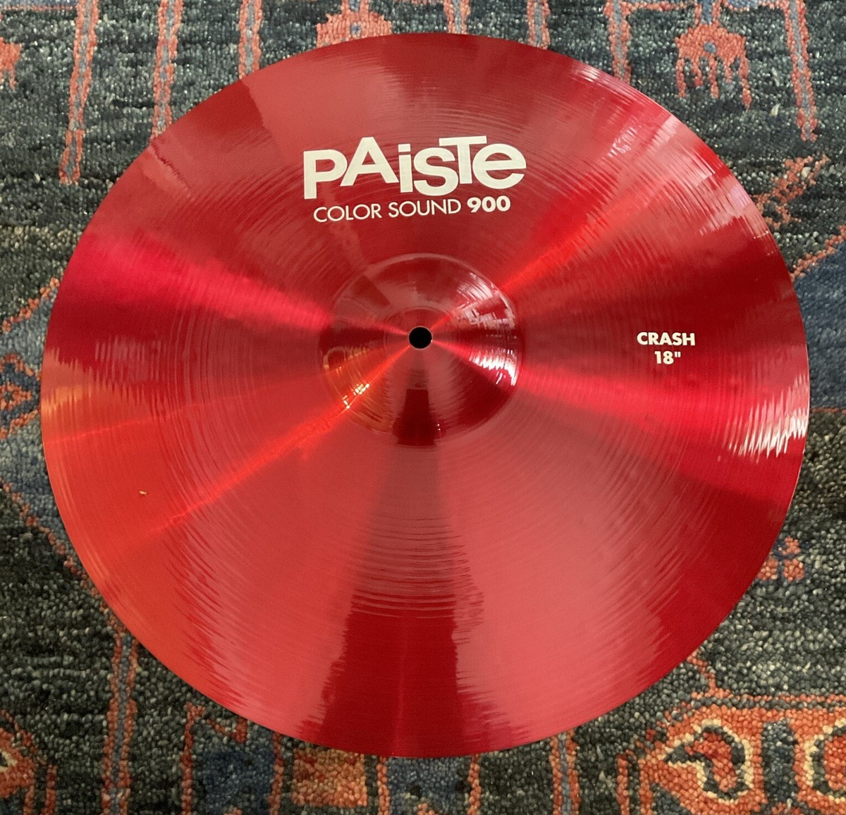 Paiste 900 Series Color Sound Red 18” Crash Cymbal | eBay