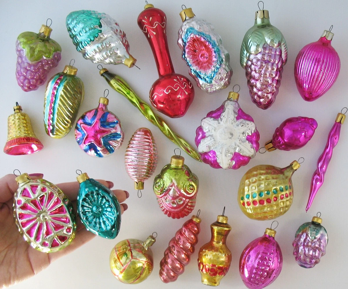 Vintage Christmas Ornament Shapes