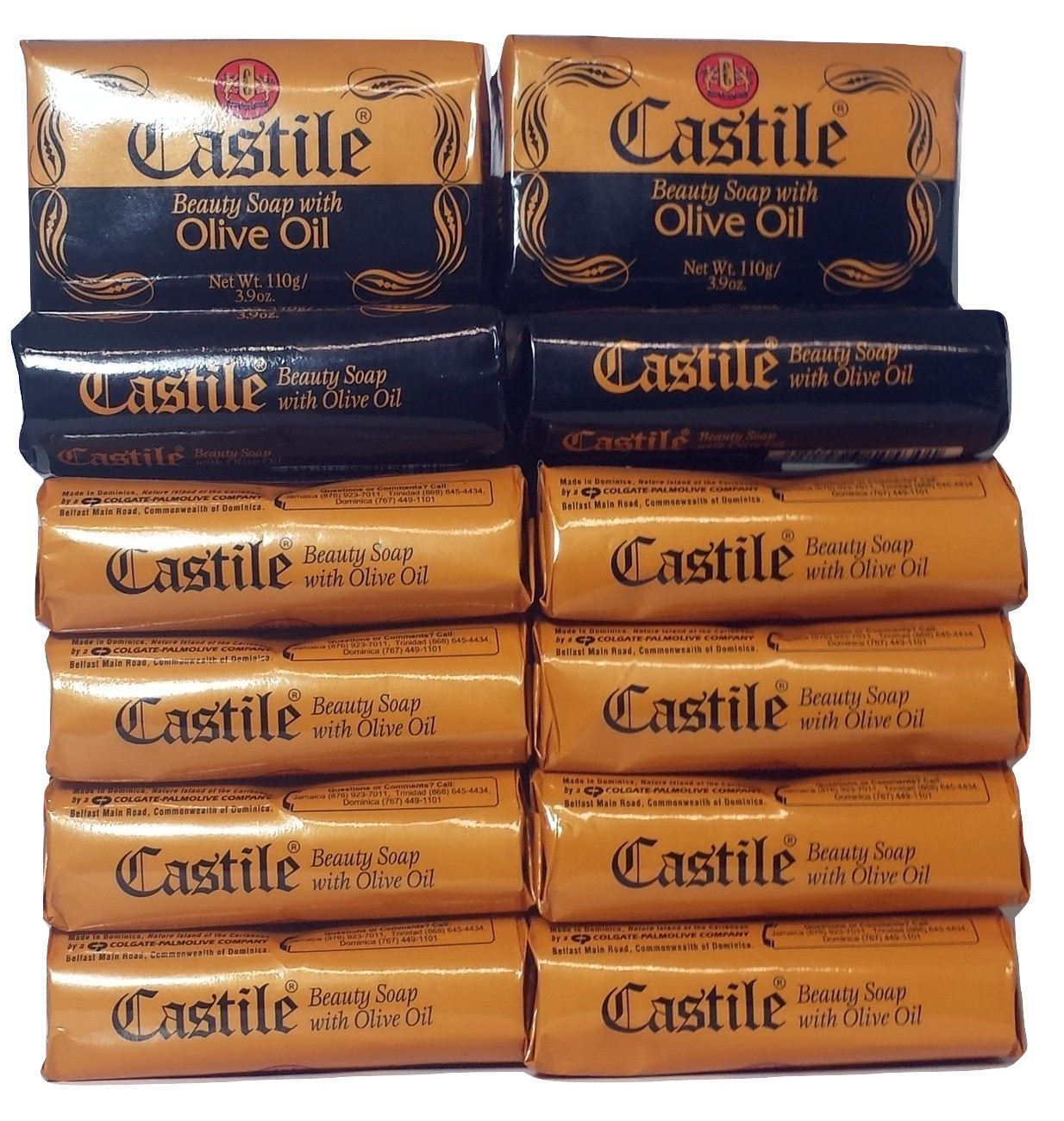 Castile Beauty Soap with Olive Oil - 3.9 oz (12 Pack)