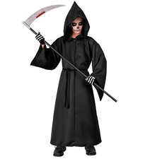 Kinder Kostüm Sensenmann - Gr. 116-164cm Halloween