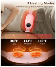 Cordless Massage Belt Electric Heated with Back Support Waist Vibration Massager