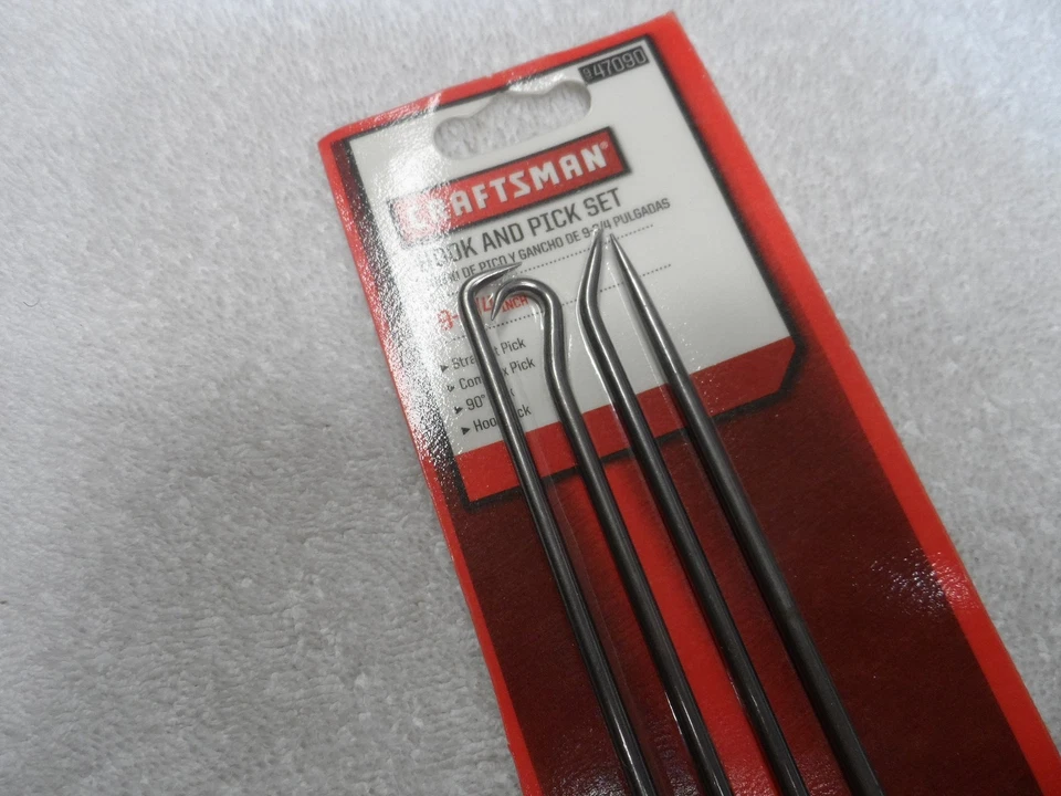 Juego de ganchos y escobillas Craftsman con asas de agarre de cojín EE. UU., 4 piezas - Parte # 47090 Foto 3 de 3