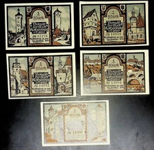 1921 Germany ROTHENBURG 100 Phennig Banknote / Notgeld