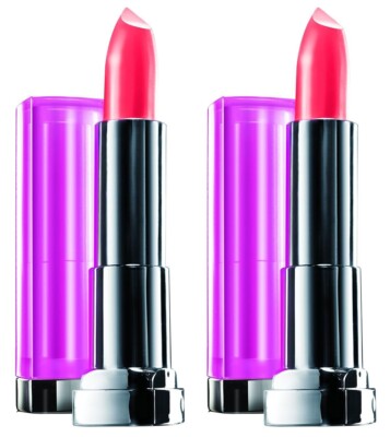 PACK OF 2 - Maybelline Color sensational Lipstick 740 Coral Burst