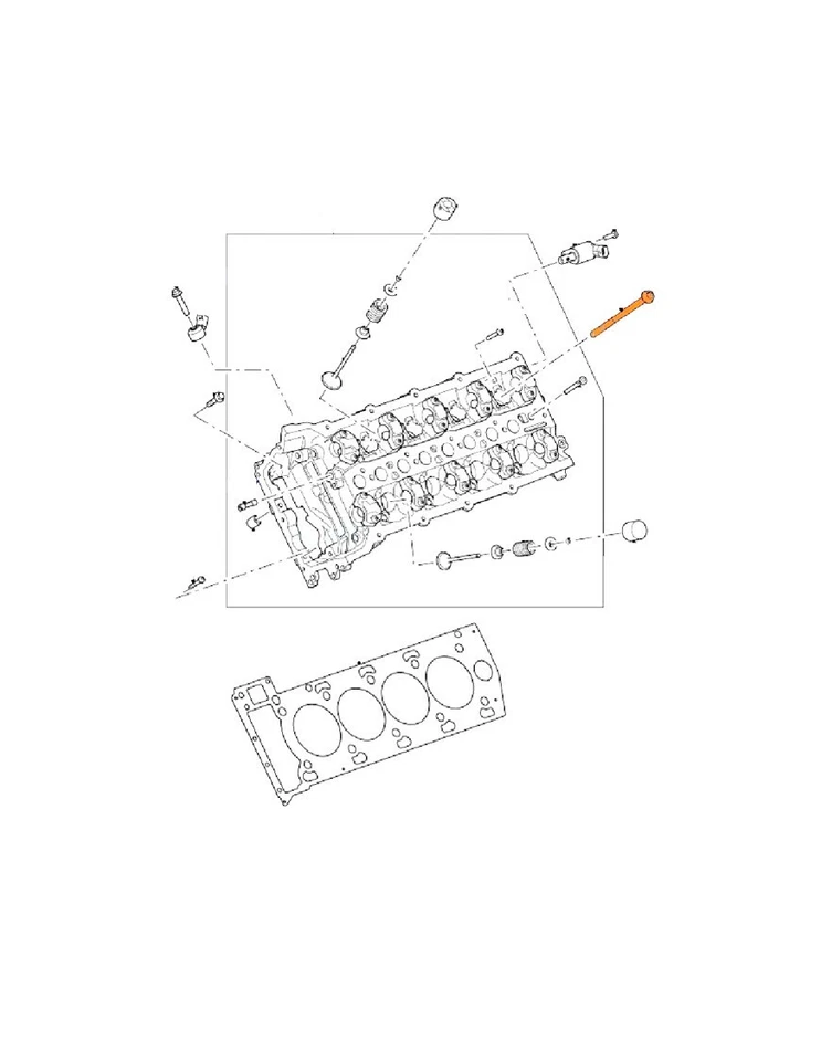 Juego de 20 pernos de culata para JAGUAR/Land Rover - BRITPART Foto 2 de 4