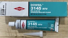 Dowsil 3145 RTV Clear, 90mL Tube, Silicone Adh. Sealant MIL-A-46146, UBD 12/2/24
