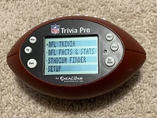 NFL Trivia Pro Electronic Handheld Game by Excalibur Electronics, Tested/Works
