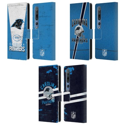 OFFICIAL NFL CAROLINA PANTHERS LOGO ART LEATHER BOOK CASE FOR XIAOMI PHONES