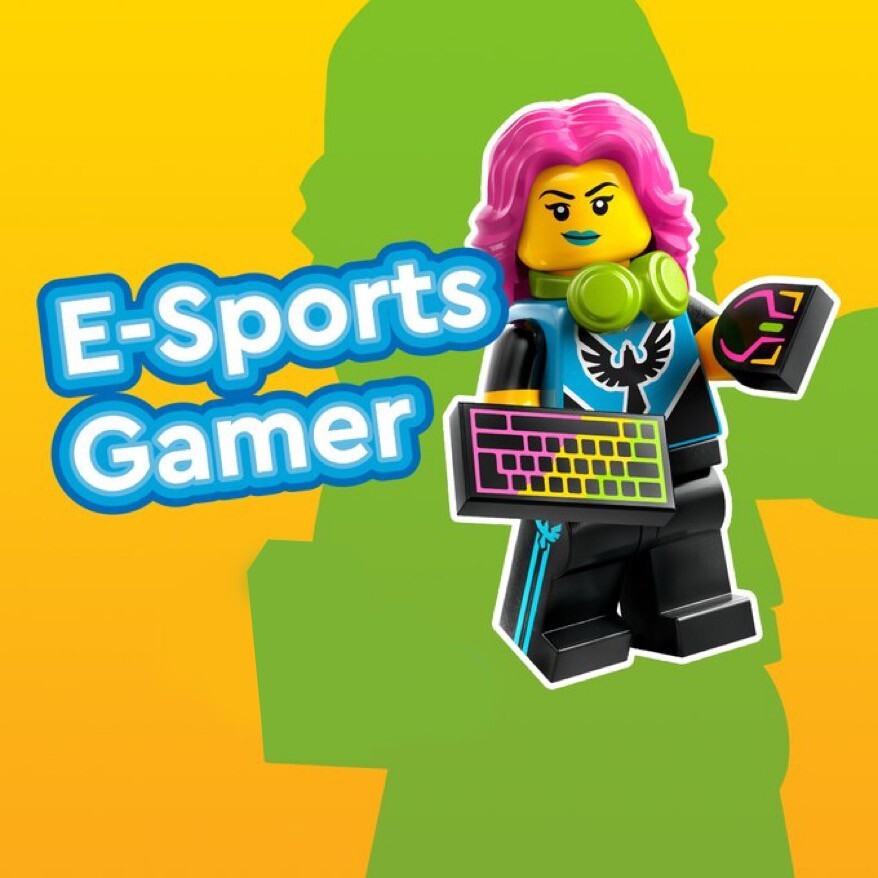 LEGO 71045 Collectible Minifigures Series 25 E-Sports Gamer Opened