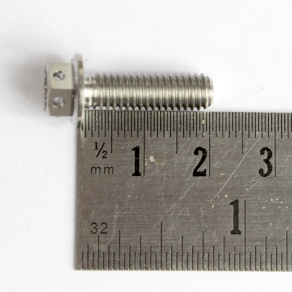 125 EXC M6 TITANIUM Cross drilled hex 10 - 60mm. Race track bolts. 690 Enduro - Image 3 of 4