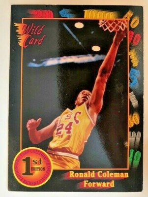 wild card first edition basketball NBA - 1992 Wild Card Collegiate Basketball 1st Edition Ronald 
