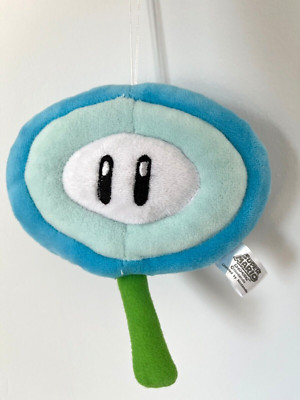 Super Mario Plüschfigure EISBLUME Blume Stofftier SAN-EI edition offiziel