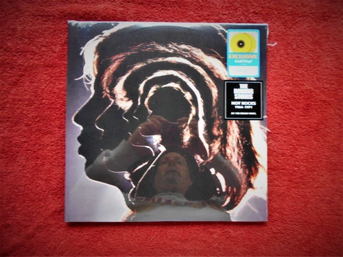 THE ROLLING STONES   HOT ROCKS     SEALED 2 DISC GOLD VINYL LP  180 GRAM VINYL