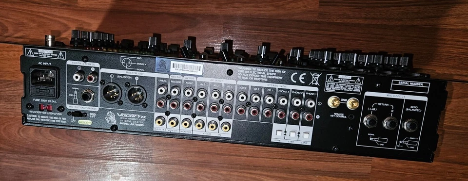 VocoPro KJ-7808 RV Professional KJ/DJ/VJ Mixer f DSP Mic Effect, Digital Key +++ - Image 4 of 4