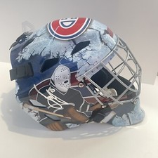 Sam Montembeault Signed FS Goalie Mask PSA/DNA Autographed Montreal Canadiens