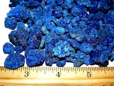 Azurite crystal roses blue natural clusters Arizona 1/4-5/8 inch 100 piece lot