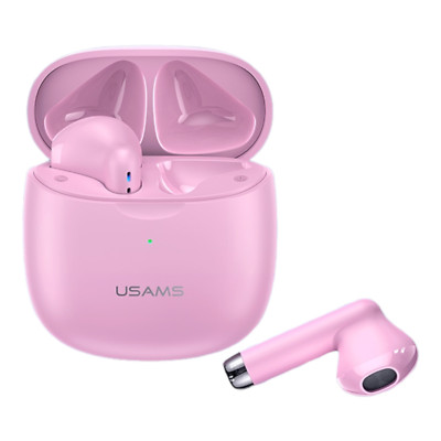 USAMS TWS Bluetooth 5.0 Kopfhörer In-Ear Headset  für Smartphone - Rosa