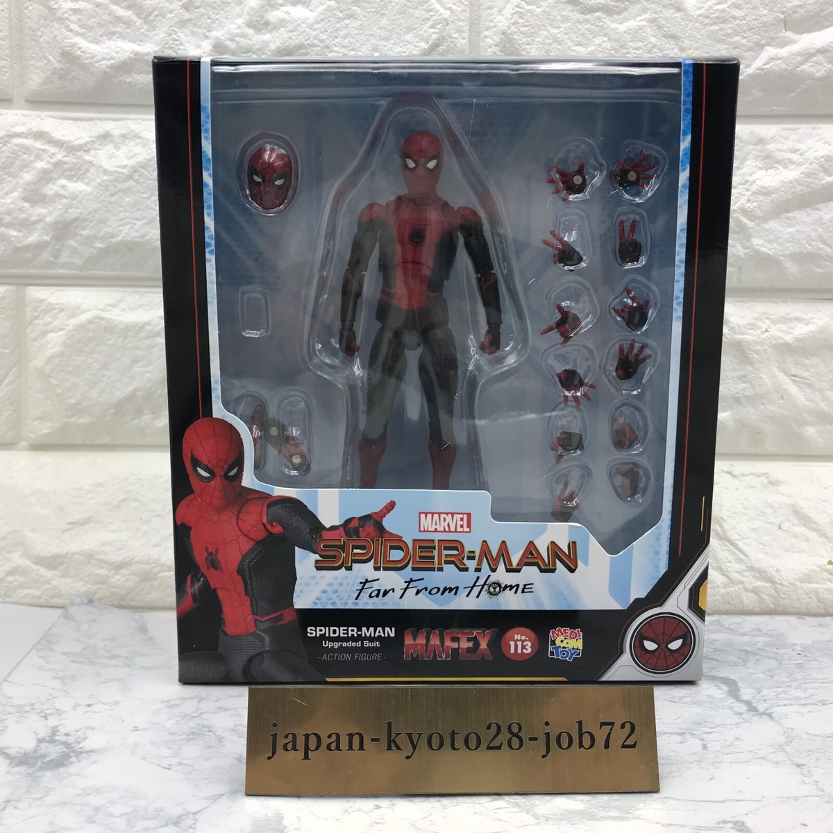 MAFEX No.113 Spider-man Far from Home Upgraded Suit Figure MAFEX No.113 Spider-man Far from Home Upgraded Suit Figure