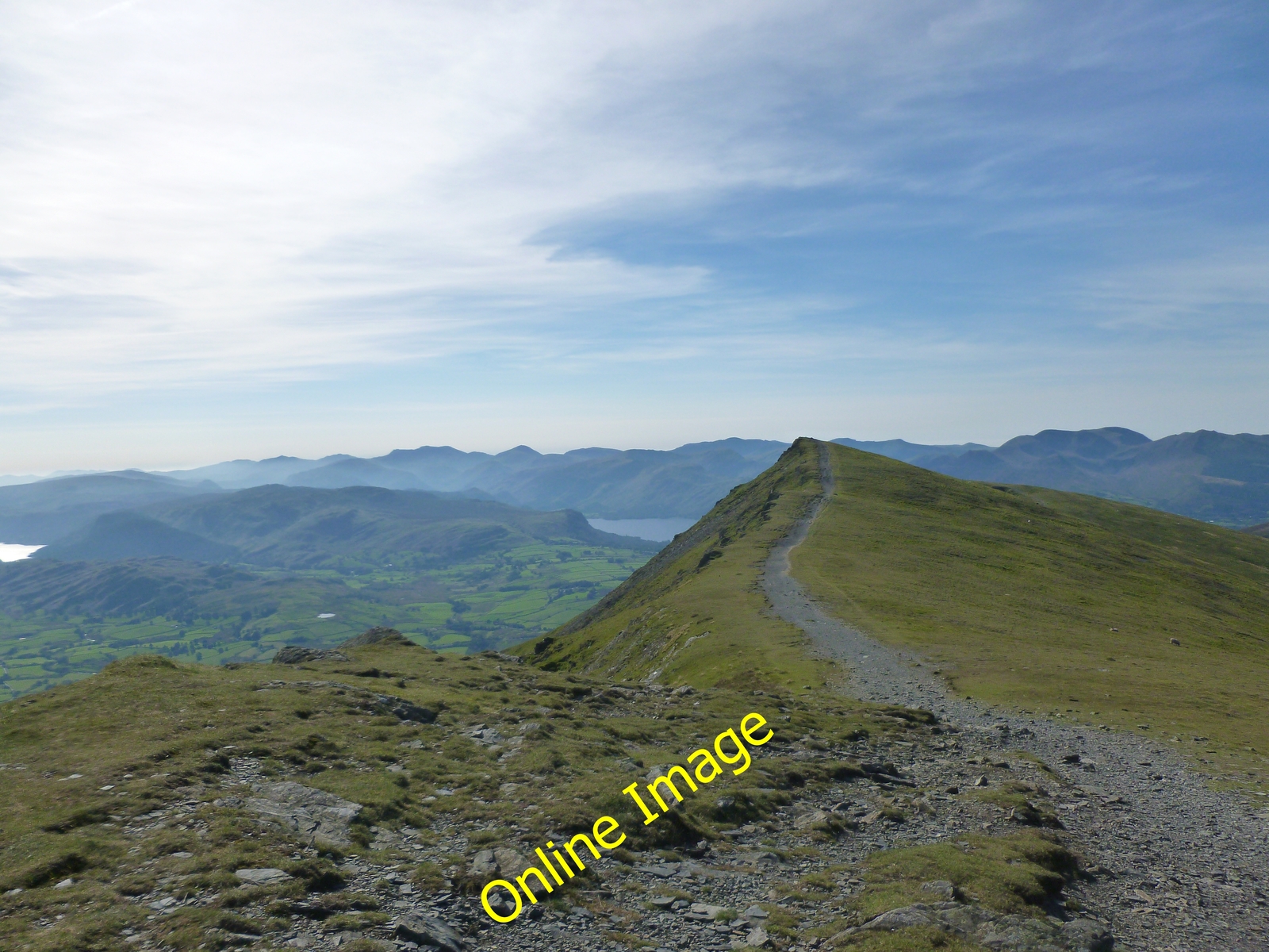 Photo 6x4 Summit of Gategill Fell Threlkeld At 851 metres above sea level c2013