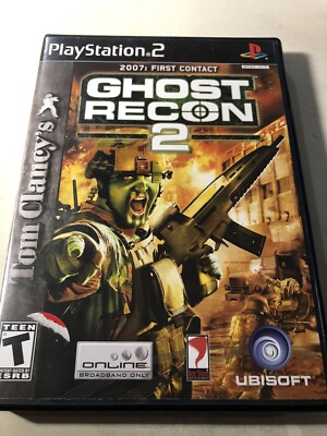 Jeu PS2 GHOST RECON 2 - Complet - Bon état - Jeu De Tir Tactique - Année 2004