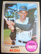 1968 Topps Matty Alou #270 Pittsburgh Pirates VG/EX