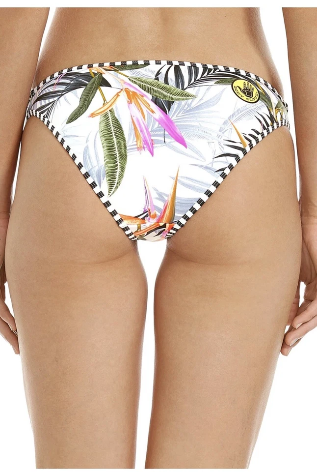 Body Glove flirty surfrider 利兹比基尼下装,热带印花 全新 — 第 3/4 张图片