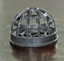 Vintage Zinc Flower Frog Dome Golden Gate Mfg California 3.5”