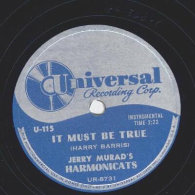 Jerry Murad's Harmonicats - It must be true / Cat's Polka 