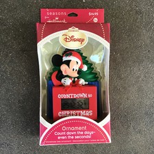 2012 Hallmark Disney Mickey Countdown to Christmas Ornament 5"