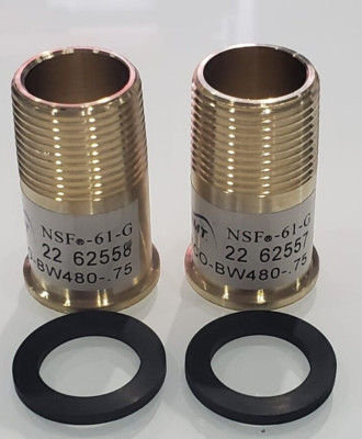 WATER METER CONECTION  ECO-BW480-75 NSF-61-G - LOT OF 2