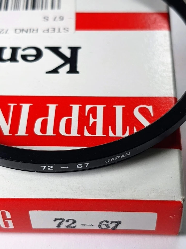 72-67mm Step-Down Lens Filter Converter Adapter Ring 72mm-67mm Metal E72 to E67 - Image 3 of 4
