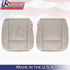 2003 to 2005 For Lincoln Town Car Front Set Bottoms Leather Cover Light Tan