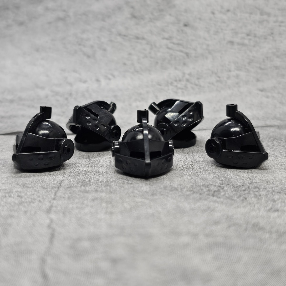 5pack Custom Black Knight Helmet w Visor Block Accessory for