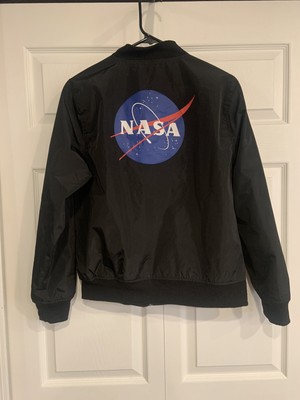 Vntg NASA Jacket Space Cadet Youth Size 14/16 New Windbreaker Style See Photos