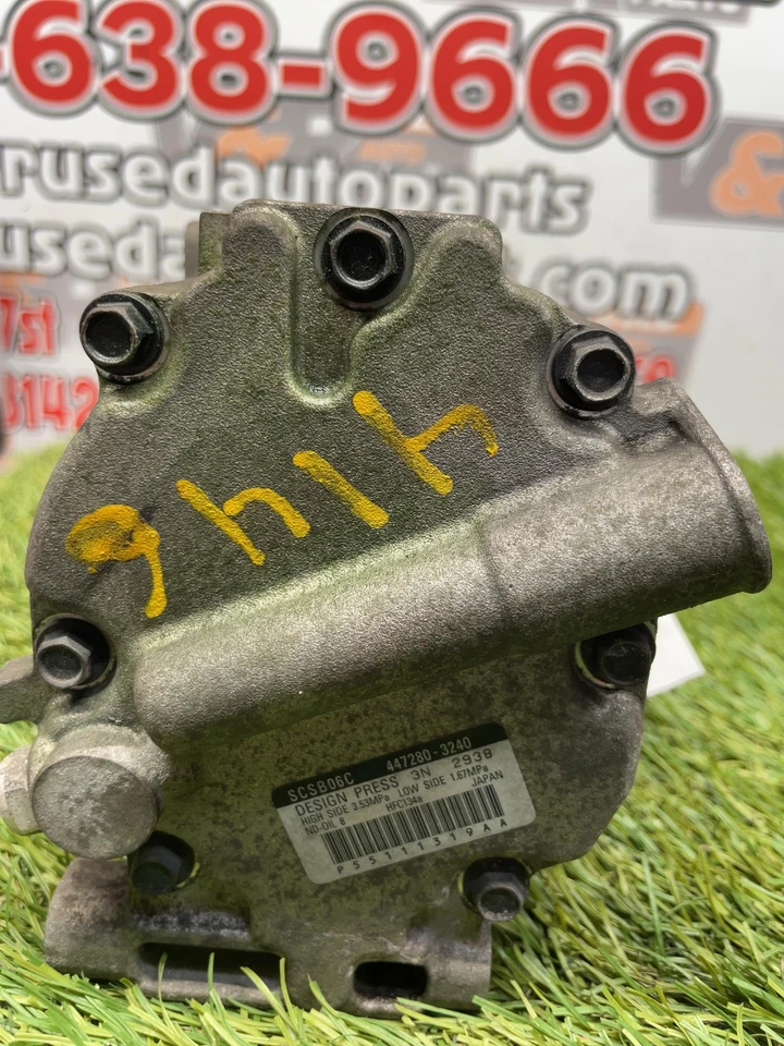 ✅ Compresor de aire acondicionado Fiat 500 2017 n.º de parte: 447280-3240 1,4 L OEM Foto 2 de 4