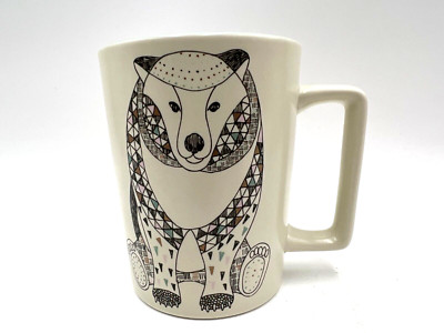 Starbucks 2017 Mosaic Polar Bear Coffee Mug 12 oz