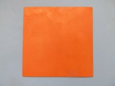 Red rubber Sheet Packing Gasket material 6" x 6" 2 pcs. NEW
