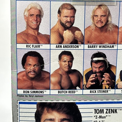 Vintage WCW Galoob “Z Man” Tom Zenk New on Card 1990 - Picture 5 of 6